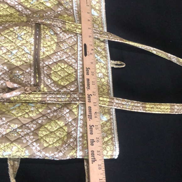 VERA BRADLEY BAG multi green tote bag - Picture 6 of 6